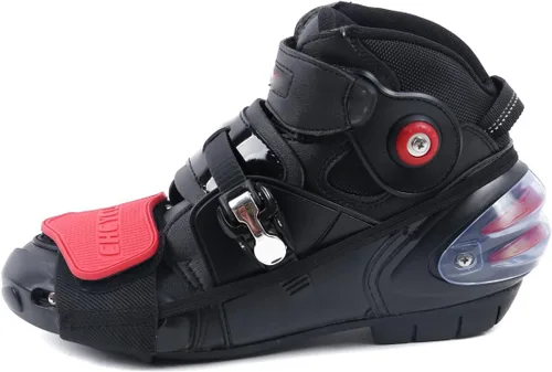 Miniatura 3 de Accesorios de palanca de cambios para zapatos, protector de botas de motocicleta Rojo