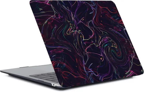 Miniatura 3 de Funda rígida compatible con MacBook Air de 13 pulgadas 2017 2016 2015 2014 2013 2012 2011 2010 modelo A1466 A1369, impresión a color, carcasa rígida