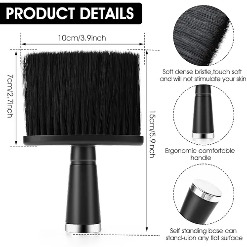 Miniatura 2 de Cepillo de pelo suave para limpiar el cuello y las orejas, suministros de peluquería