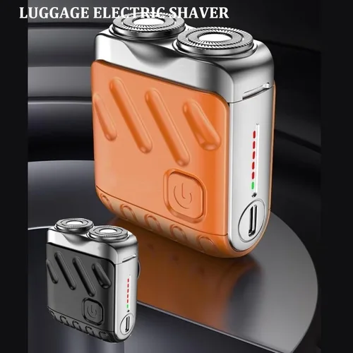 Miniatura 2 de Afeitadora eléctrica de equipaje, mini afeitadora eléctrica, maquinilla de afeitar eléctrica portátil para hombres, afeitado húmedo y seco
