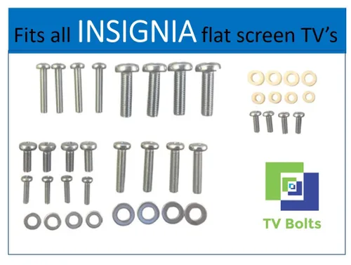 Tornillos y arandelas de montaje de TV - se adapta a cualquier televisor Insignia