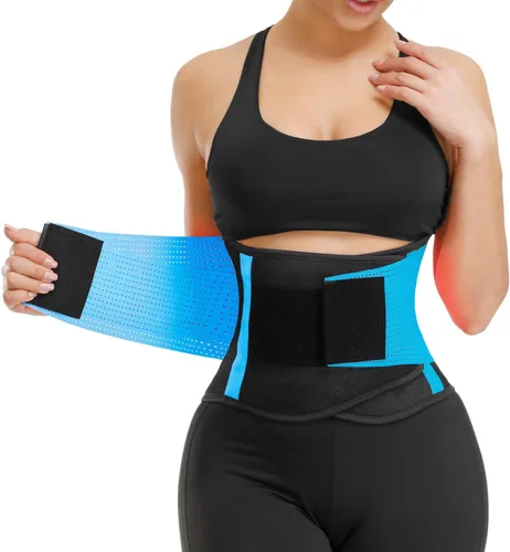 Miniatura 13 de VENUZOR Cinturón de entrenamiento de cintura para mujer – Faja reductora de cintura – Cinturón adelgazante – Cinturón deportivo (grado UP)