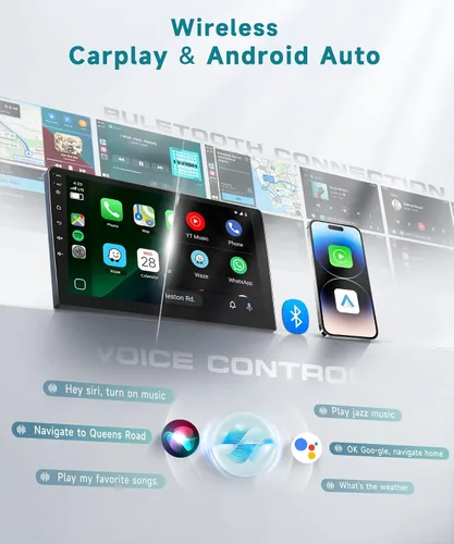 Miniatura 4 de 4G+64G para Ford F-150 2009-2012 Actualización de radio de coche con DSP inalámbrico Carplay Android Auto, Sellrich 9 pulgadas 1280P pantalla táctil