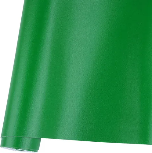 Miniatura 17 de Ramya Hojas de cuero sintético de color sólido liso 1 rollo 12"X53" (30 cm X 135 cm), la piel sintética es ideal para proyectos de manualidades DIY