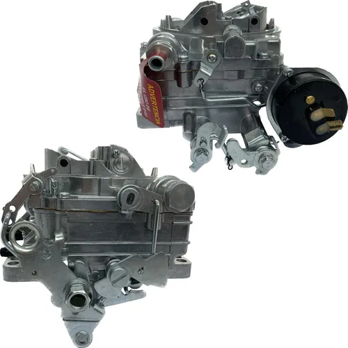 Miniatura 5 de 1806 - Repuesto de carburador de 4 barriles para carburador Thunder AVS 650 CFM con acabado satinado y orificio cuadrado (estrangulador eléctrico)
