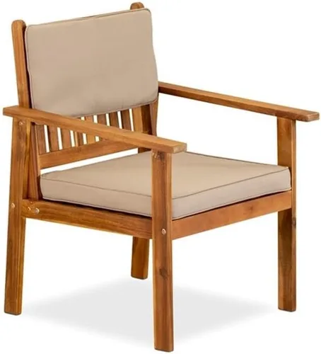 Miniatura 4 de EAST WEST FURNITURE BBI3CNA - Juego de mesa auxiliar Bristol de 3 piezas, incluye una mesa auxiliar y 2 sillas de patio de tela de poliéster