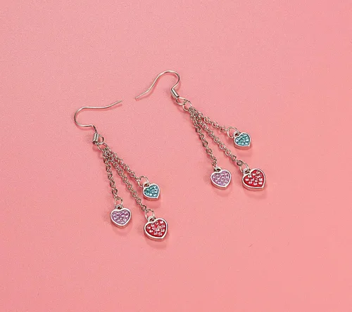 Miniatura 5 de 243033 Pairs Hypoallergenic Earrings for Girls Sensitive Ears Studs Set - Cute Earrings for Teen Girls - CZ Stud Earrings for Little Girls - Animal