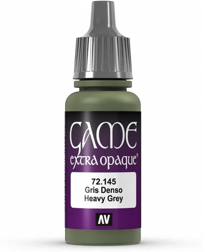 Vallejo Game Color - Pintura X-opaca gris pesado, 0.6 fl oz