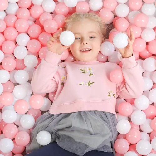 Miniatura 11 de TRENDBOX 100 piezas Bolas de Piscina de Bolas Macaron Bolas de Plástico para Piscina de Bolas Corralito de Juegos Bebés Niños Niñas Fiestas