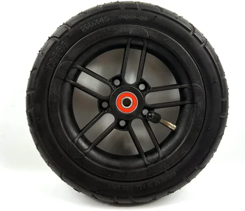 L-faster Neumático neumático 200x35 Uso de nylon Hub Fit M8 o M6 Eje 8 "Rueda de aire para reemplazo de scooter Tubo de rueda inflable de 8 pulgadas