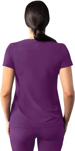 Miniatura 2 de Adar Addition - Ropa quirúrgica para mujer, moderna camiseta médica con cuello en V