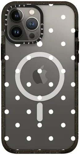 Miniatura 403 de Funda Impact de CASETiFY para iPhone 13 Pro Max con Magsafe - Estuche Claro Cuento de Invierno - Claro Negro Estuche transparente Winter Tale