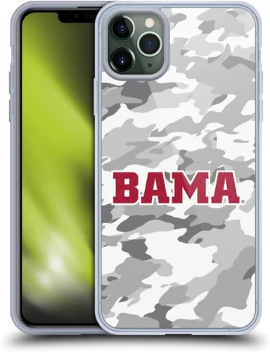 Miniatura 190 de Head Case Designs Funda de gel suave con licencia oficial de la Universidad de Alabama UA Collage compatible con Apple iPhone 13 Pro Max