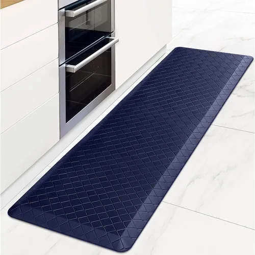 Miniatura 37 de HappyTrends Alfombras antifatiga para cocina, 4/5 pulgadas de grosor, antideslizantes, impermeables, ergonómicas, cómodas para cocina, suelo, hogar