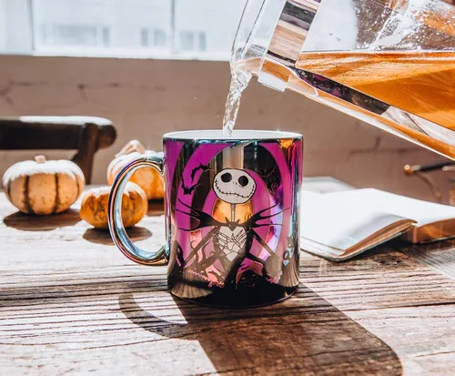 Miniatura 4 de Disney The Nightmare Before Christmas Hypno Jack Skellington - Taza de café grande de 20 onzas para expreso, té