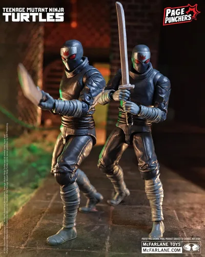 Miniatura 5 de McFarlane Toys -Teenage Mutant Ninja Turtles (Page Punchers) Foot Soldier Figura de acción de 5 pulgadas con cómic