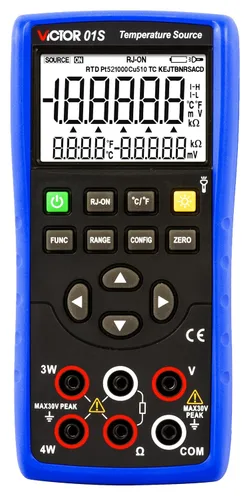 Miniatura 4 de Victor/RuoShui Calibración multifunción 71B/71A 4-20mA Generador de señal DDS Calibración multifunción Voltaje de corriente Señal Presión Termopar