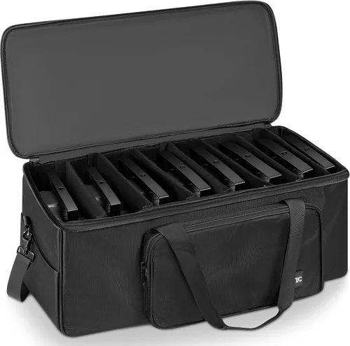 Miniatura 9 de IBVIVIC 4 Par Light Bag Funda Rígida Acolchada para Almacenamiento de Luces de Parola de Escenario