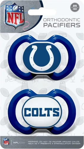 Miniatura 2 de Baby Fanatic NFL - Chupetes unisex para bebé, 2 unidades 3-Varios