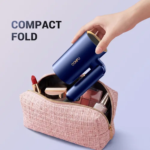 Miniatura 7 de CONFU Secador de pelo difusor para cabello rizado, secado rápido de 1500 W con difusor para mujeres, secador de pelo de iones negativos compacto