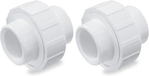 Miniatura 2 de King Brothers Inc. WU-1250-S - Instalación de tubería de PVC, unión deslizante de 1-1/4 pulgadas, calendario 40, junta tórica EPDM, blanca, 1-1/4