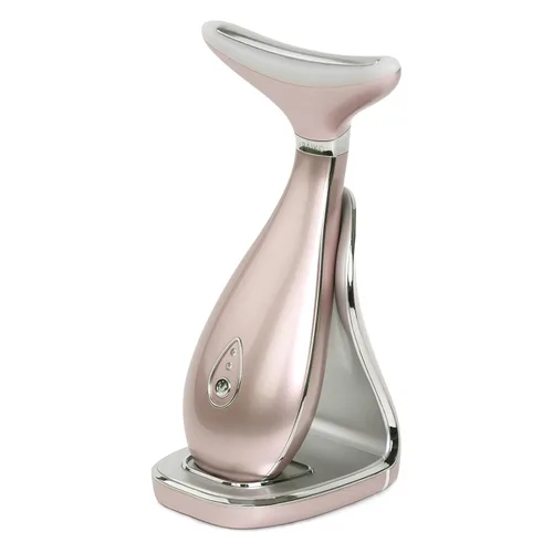 VRAIKO Lily - Masajeador Facial de Cuello, Masajeador de Belleza para Rejuvenecimiento de la Piel, Herramienta de Spa Facial 3-en-1 para el Hogar,