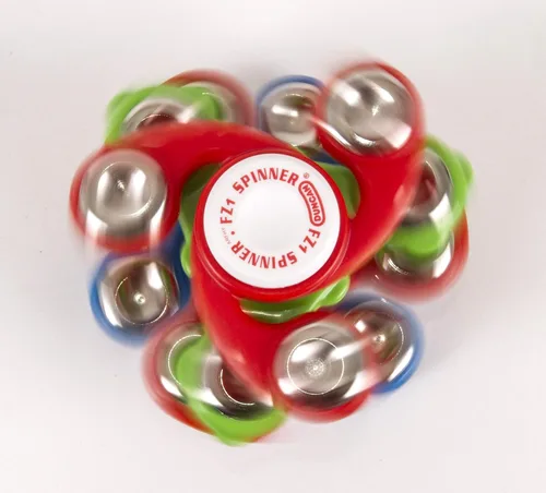 Miniatura 3 de Duncan Paquete de juguetes Fidget Spinner Pack, Fidget and Sensory Toy Pack Valor, Variadas Formas, 4 Fidget Spinners, Multicolor