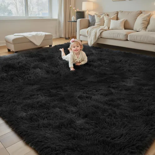 Miniatura 85 de Alfombras circulares súper suaves para niñas, castillo de princesa, tienda de campaña de 5 diámetros, alfombras circulares de área para dormitorio