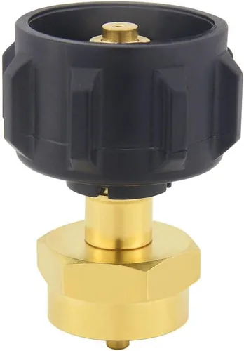 Miniatura 7 de Joywayus QCC1 - Válvula reguladora de tanque de 1 libra, adaptador de recarga de propano para exteriores, kit de barbacoa para exteriores, se adapta