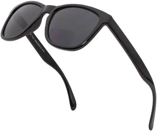 VITENZI Gafas de sol bifocales para hombres y mujeres Retro Lectura Gafas tintadas con sol con lectores - Turín