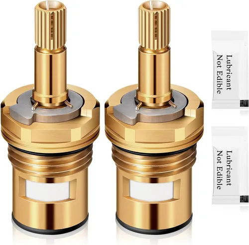Enhon Paquete de 2 cartuchos de grifo compatibles con el estándar americano 994053-0070a o 994053-0070a/H reemplazo de vástago de grifo de bañera de