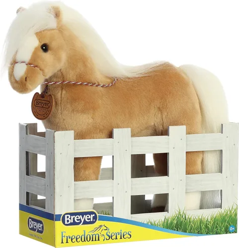 Miniatura 8 de Aurora Exquisito animal de peluche Breyer Morgan - Detalles realistas - Juego imaginativo - Marrón 13 pulgadas