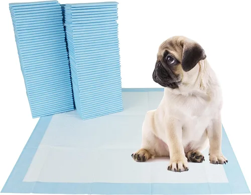 BV Almohadillas para cachorros XL, 20 unidades de 28 x 34 pulgadas, almohadillas para orina a prueba de fugas para perros con diseño de 6 capas,