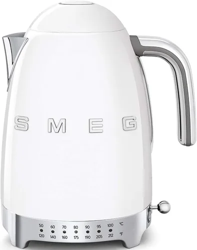 Miniatura 11 de SMEG Hervidor eléctrico de temperatura variable 1.7L (7 tazas), hervidor de té y café de acero inoxidable, hervir rápido, temperatura ajustable