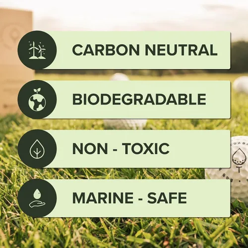 Miniatura 7 de Biodegradable Golf Balls BGB disolvible en agua Regalo de golf ecológico Soluble en agua Perfecto para práctica al aire libre Se disuelve