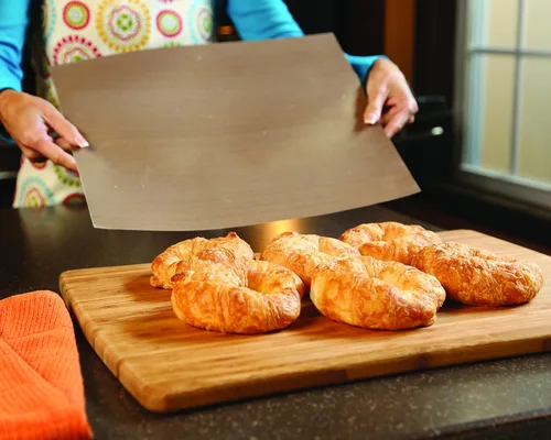 Miniatura 6 de Como Visto en la TV Yoshi Copper Grill & Bake Mat (Paquete de 2), Cobre