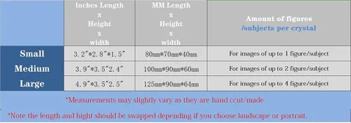 Miniatura 2 de Foto personalizada de cristal 3D Grabado grabado en el interior Regalo significativo para mamá, papá, esposa, marido, abuela, abuelo, niños