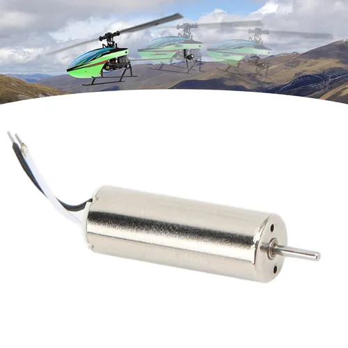 Miniatura 9 de Motor de cola de helicóptero RC, piezas de repuesto de helicóptero RC piezas Aero para WLtoys XK K110 K110S, juguetes y juegos de plata