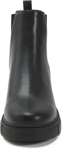 Miniatura 8 de REDTOP Botas Chelsea para mujer con tacón grueso elástico, plataforma con suela de lengüeta