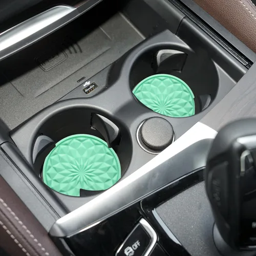 Miniatura 2 de Posavasos para automóvil, portavasos universales impermeables y antideslizantes para automóviles, accesorios para el interior del automóvil, a