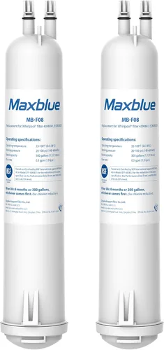 Maxblue EDR3RXD1 Reemplazo para 4396841, Filtro Everydrop® 3, 4396710, Kenmore® 46-9083, 46-9030, Filtro de agua para refrigerador, 2 filtros