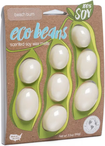 Miniatura 46 de Eco Candle Co. Eco Beans Wax Melts - Paquete de 2 unidades, ámbar vintage, 3.5 onzas, aromas de resina de madera, nuez moscada, canela y vainilla