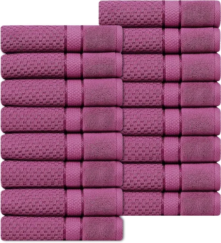 Miniatura 28 de Ample Decor Juego de toallas de baño 100% algodón, 6 piezas, suaves y absorbentes, de secado rápido, juego de toallas de baño