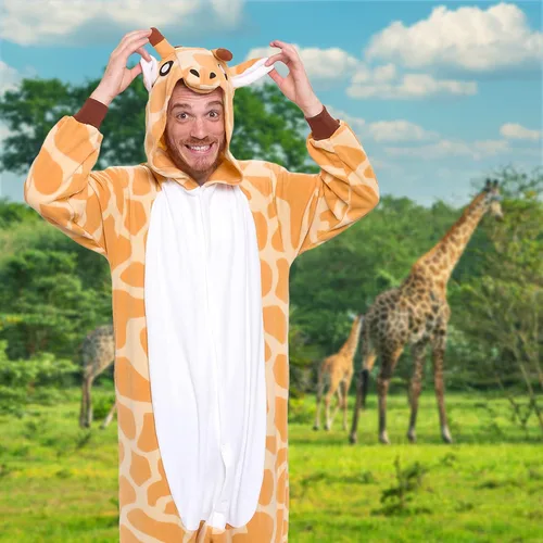 Miniatura 2 de FUNZIEZ! - Disfraz de Halloween para adultos, de animales y criaturas marinas mameluco de felpa para adultos (mujeres y hombres)