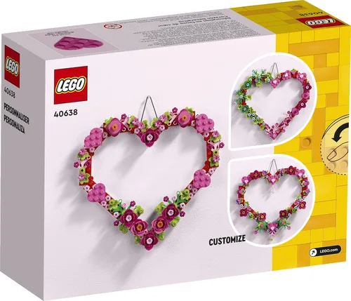 Miniatura 7 de LEGO Juego de juguetes de construcción de adornos de corazón, idea divertida de artes y manualidades para niñas y niños, a partir de 9 años