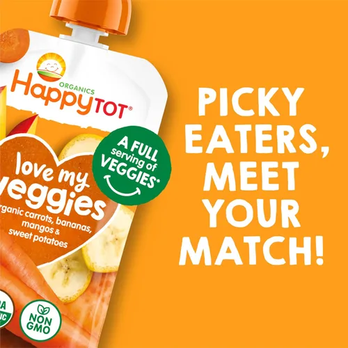 Miniatura 6 de Happy Tot Organic Etapa 4 Baby Food Love