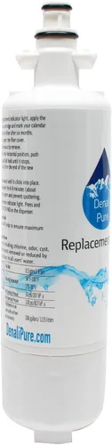 Miniatura 2 de Paquete de 2 filtros de agua de repuesto LT700P para refrigeradores LG, Kenmore, Sears, compatible con LG LT700P, LG ADQ36006101, LG ADQ36006101-S