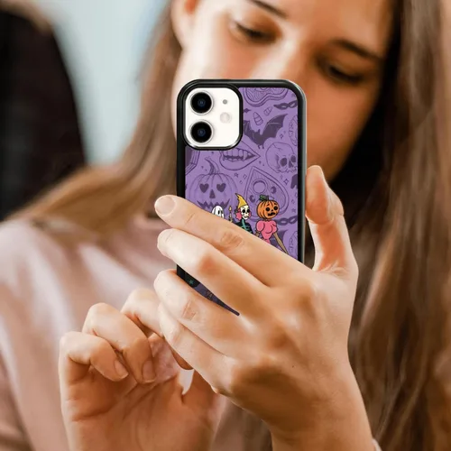 Miniatura 6 de Funda de teléfono de Halloween para mujer, diseño de fantasma, para iPhone 11, TPU a prueba de golpes, funda protectora para iPhone, globo ocular