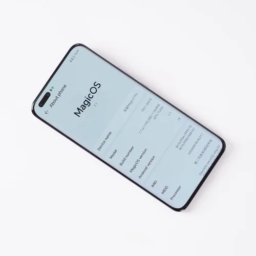 Miniatura 6 de Ibywind Protector de pantalla para Honor Magic 5 Pro 5G (6.81 pulgadas), paquete de 2 + 1 protector de lente de cámara + 1 película trasera