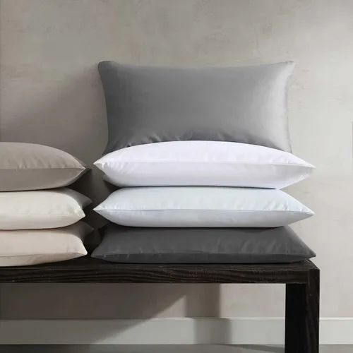 Miniatura 9 de Vera Wang - Juego de sábanas Queen, ropa de cama de lujo de algodón satinado, 800 hilos, juego de ropa de cama suave y lisa (Beige, Queen)